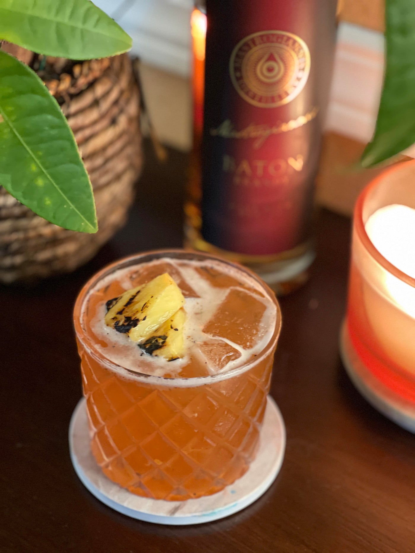Grilled Pineapple Baton Brandy