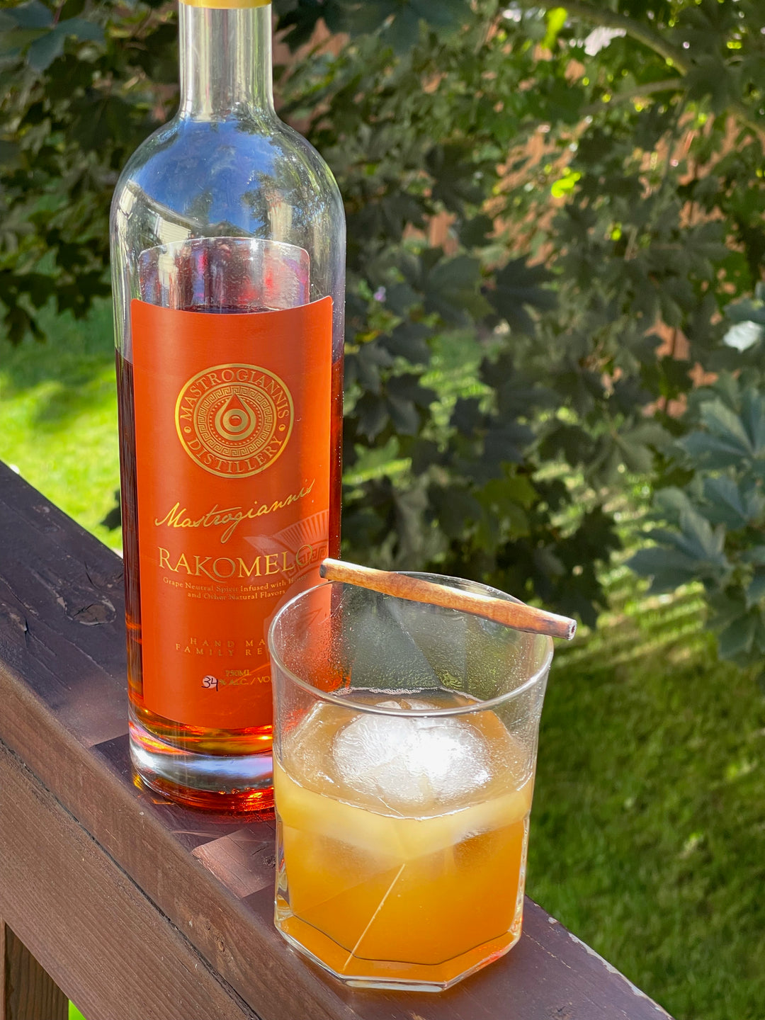 Pineapple Rakomelo Old Fashioned