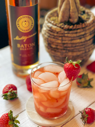 Baton Strawberry Basil Margarita